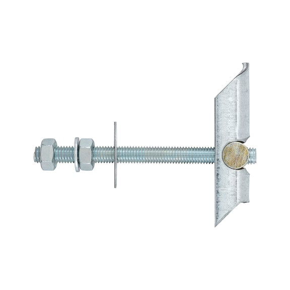Toggle anchor W-KD with washer and hexagon nut, zinc-plated steel
